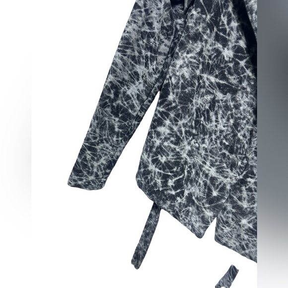 Bad B Vibes Acid Wash Look Akira Tie Back Studded Blazer Small - Picture 7 of 15